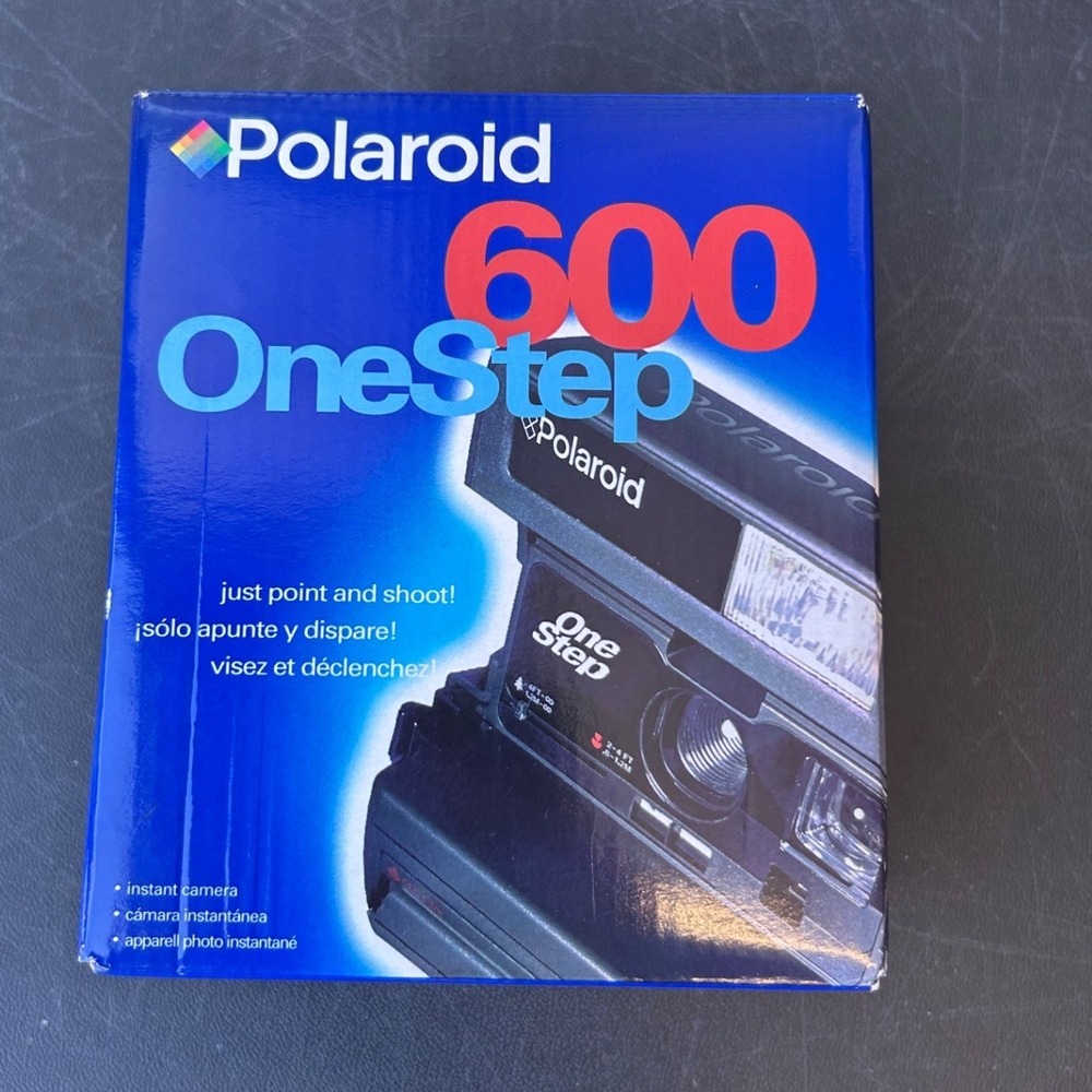 Polaroid‎ 600 OneStep Camera Vintage Y2K Retro Tech Instant Film w Box Manual